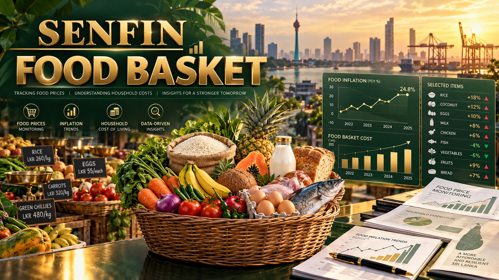 Senfin Food Basket